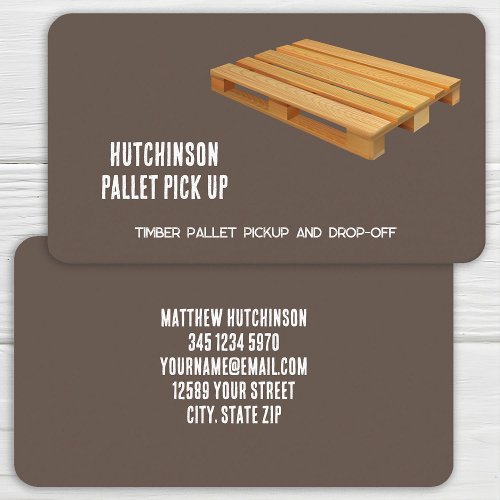 Wood Pallet Business Card