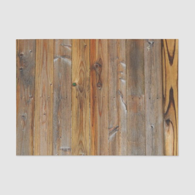 Wood Panel, Fencing, Barnwood Tissue Paper (Front)