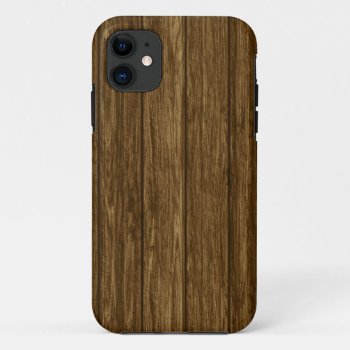 Wood Panel Photo Print Iphone 5 Case-mate Iphone 11 Case by iPhoneCaseGallery at Zazzle