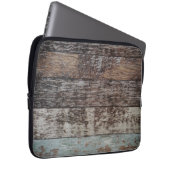 Wood Panel | Rustic Laptop Sleeve (Front Right)