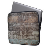 Wood Panel | Rustic Laptop Sleeve (Front Left)