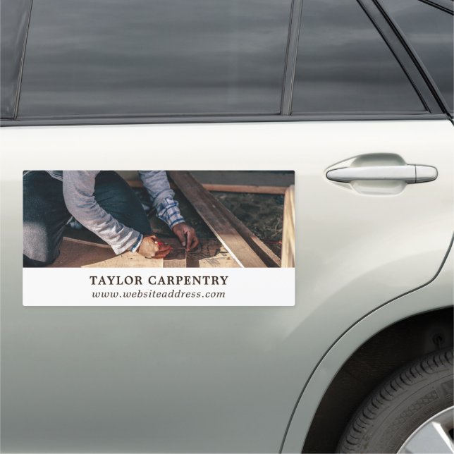 Wood Panels, Carpentry, Carpenter Car Magnet (In Situ)