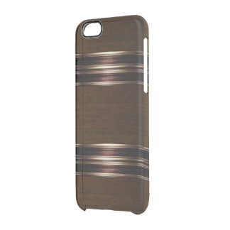 Wood Pattern Bronze/Gold IPhone 6 Case