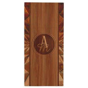 Wood Pattern Flash Drive