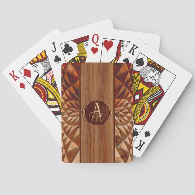 Wood Pattern Poker Cards (Back)