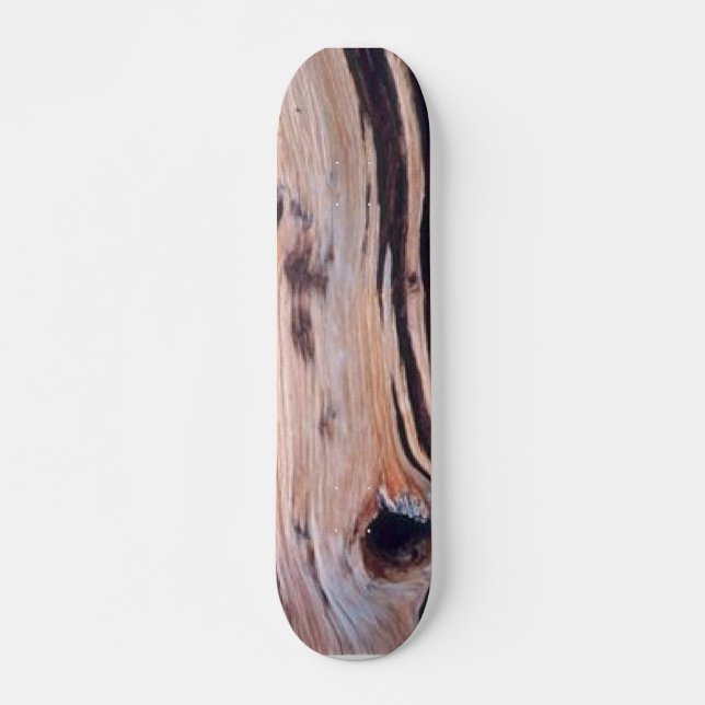 Wood pattern Skateboard Deck (Front)