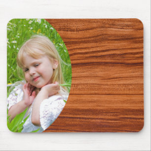 Wood Photo Frame Mouse Pad