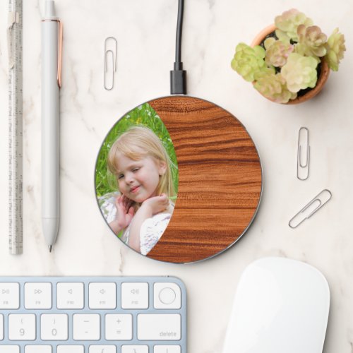 Wood Photo Frame Wireless Charger