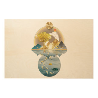 Wood Photo Print Acrylic sheet