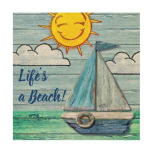 Wood Photo print wall art Driftwood Beach