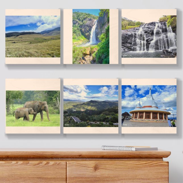 Wood Photo Tile – Peel and Stick (Dresser)