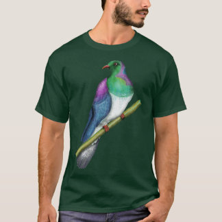 Wood pigeon Kereru New Zealand bird T-Shirt