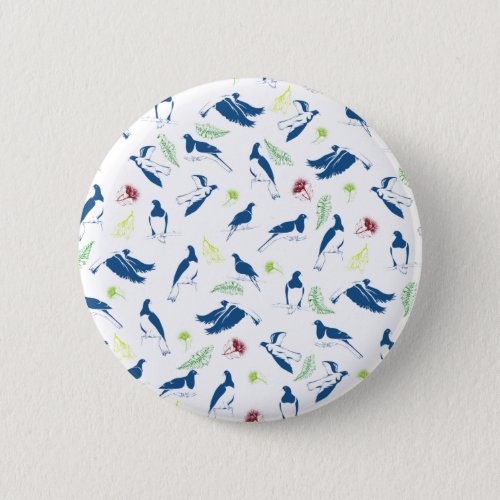 Wood pigeon Kereru pattern Button