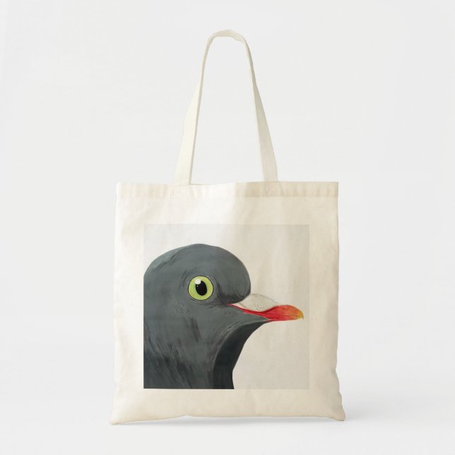 Wood Pigeon Tote Bag (Front)