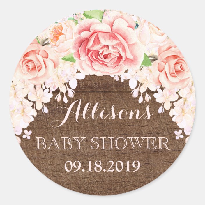 baby shower flower favors