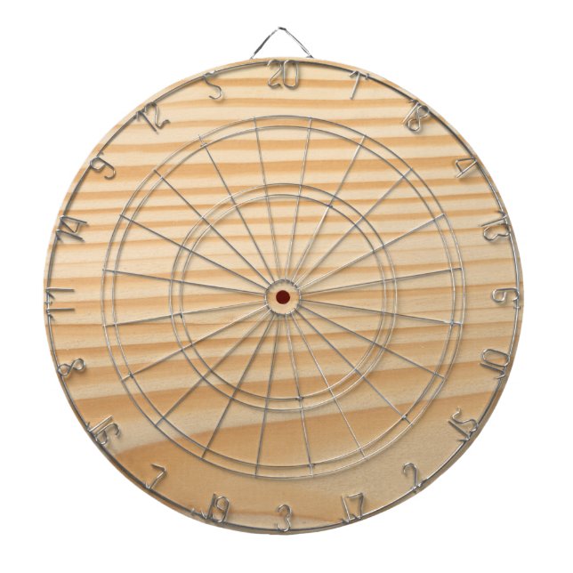 Wood plank pattern dart board (Front)