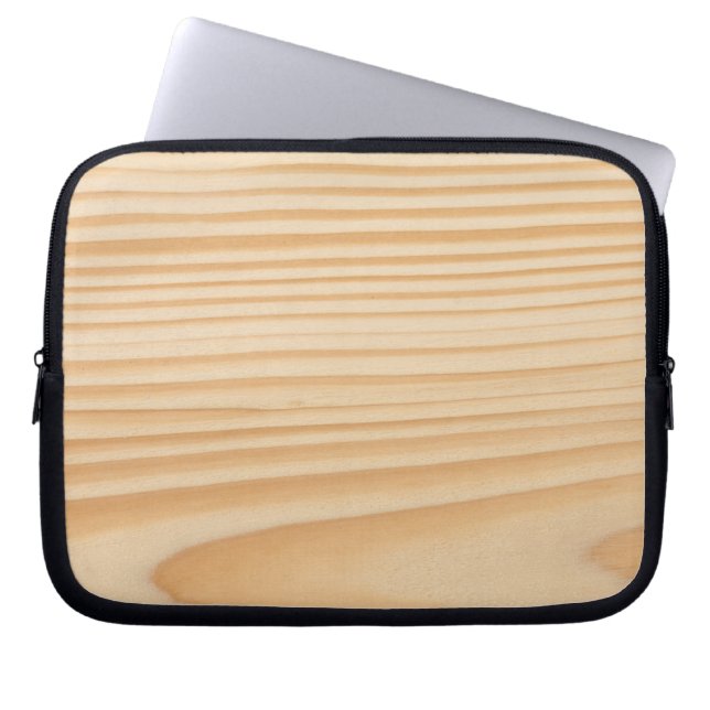 Wood plank pattern laptop sleeve (Front)