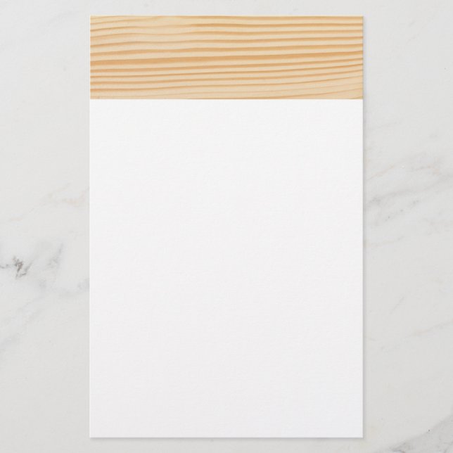 Wood plank pattern stationery (Front)