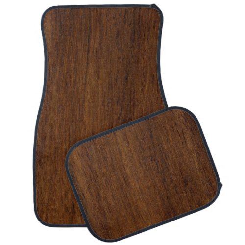 Wood Plank Plain Texture Lumber Car Mat