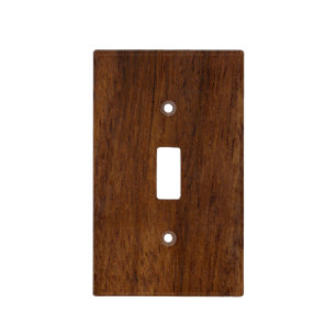 Wood Plank Plain Texture Lumber Light Switch Cover
