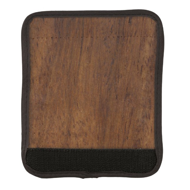 Wood Plank Plain Texture Lumber Luggage Handle Wrap (Front)