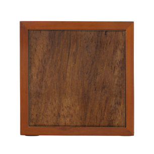 Wood Plank Plain Texture Lumber Pencil Holder