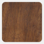 Wood Plank Plain Texture Lumber Square Sticker