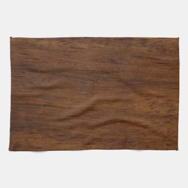 Wood Plank Plain Texture Lumber Towel (Horizontal)