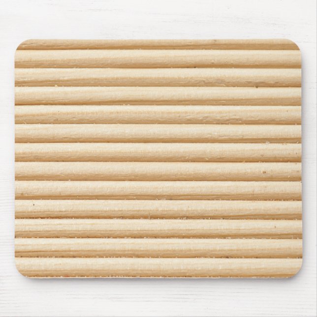 Wood plank stripes pattern mouse pad (Front)