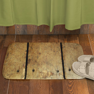 Wood Planks Bathroom Mat