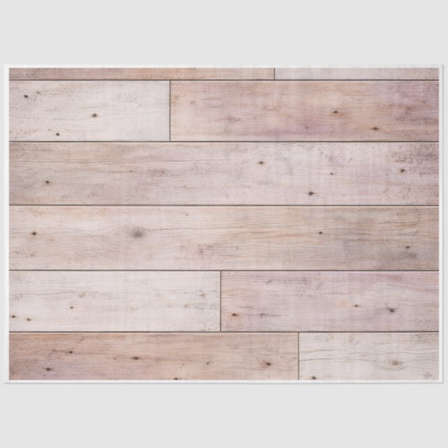 Wood Planks  Tissue Paper (Front)