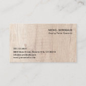 Wood Platter Photo collage Grazing Catering Business Card (Back)