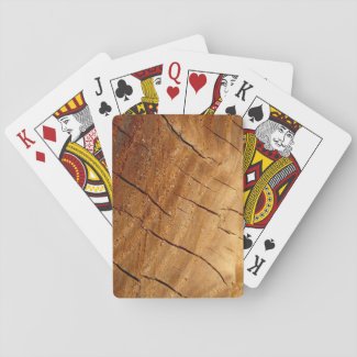 Wood Playing Cards