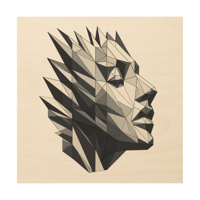 Wood Printing Wall Art (Front)