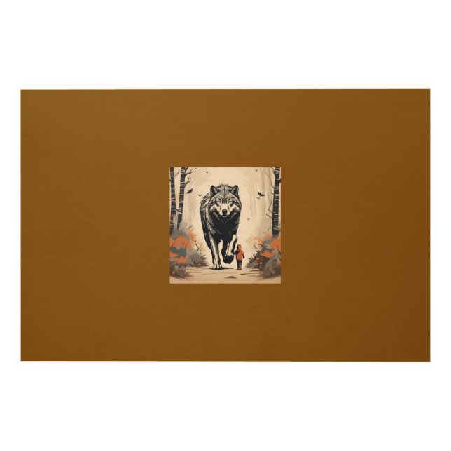 Wood Printing Wall Art (Front)