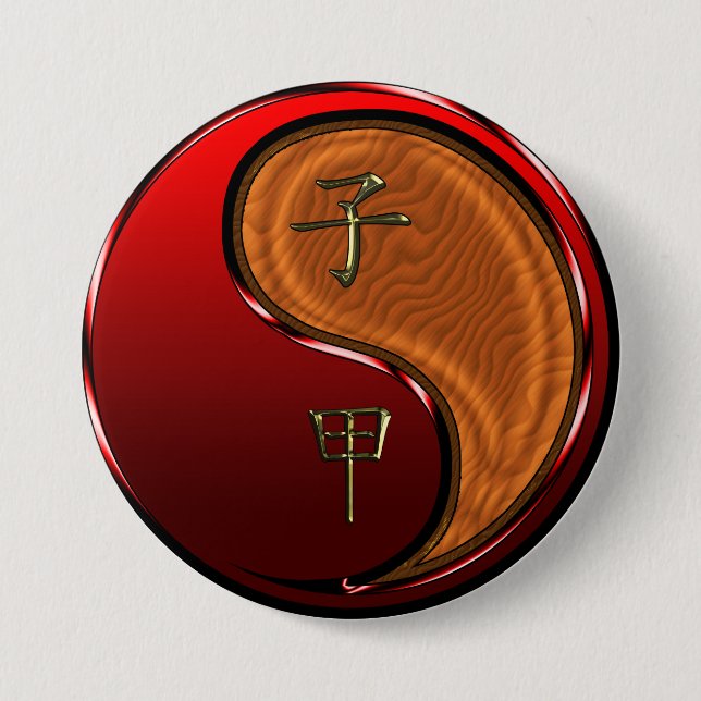 Wood Rat Button (Front)