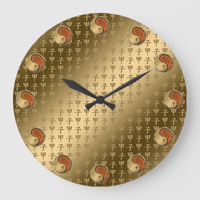 Wood Rat Large Clock (Front)