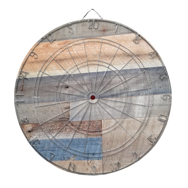 Wood rustic dart board (Front)