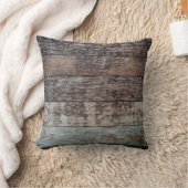 Wood | Rustic Throw Pillow (Blanket)