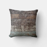 Wood | Rustic Throw Pillow