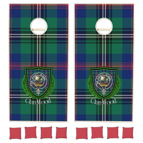 Wood Scottish Clan Tartan Crest