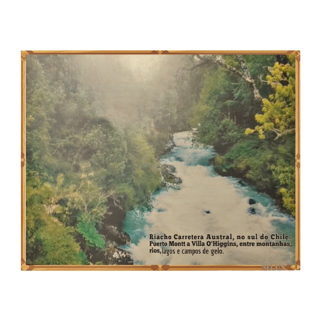 Wood Screen 35.5 x 27.9 cm Wall Art (Front)