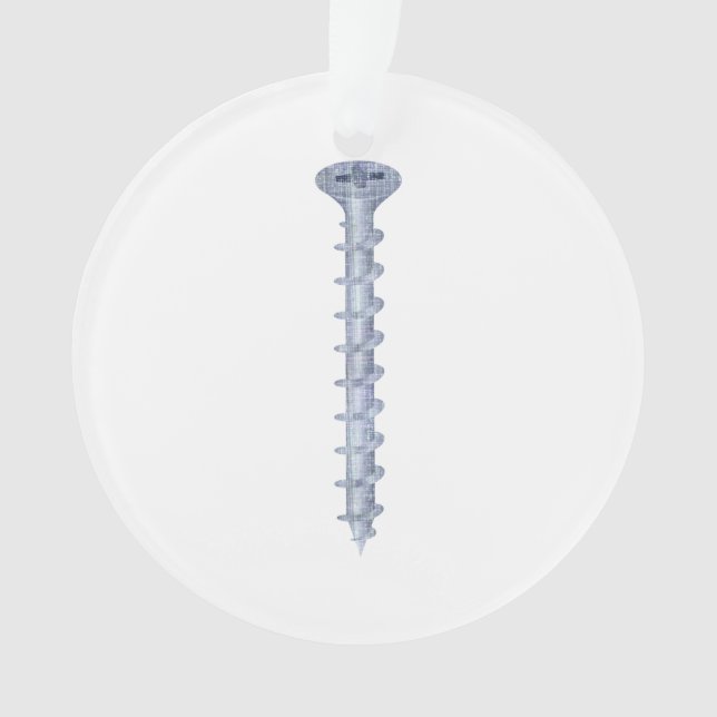 Wood Screw Ornament (Front)