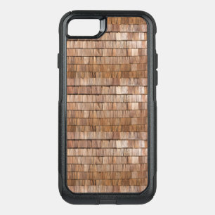 Wood Shingle OtterBox Commuter iPhone SE/8/7 Case