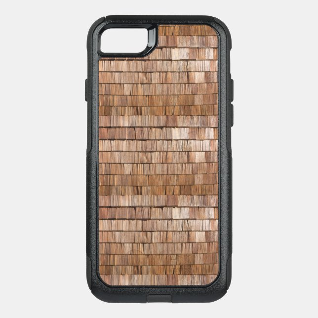 Wood Shingle Otterbox iPhone Case (Back)