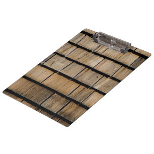 wood shingles clipboard