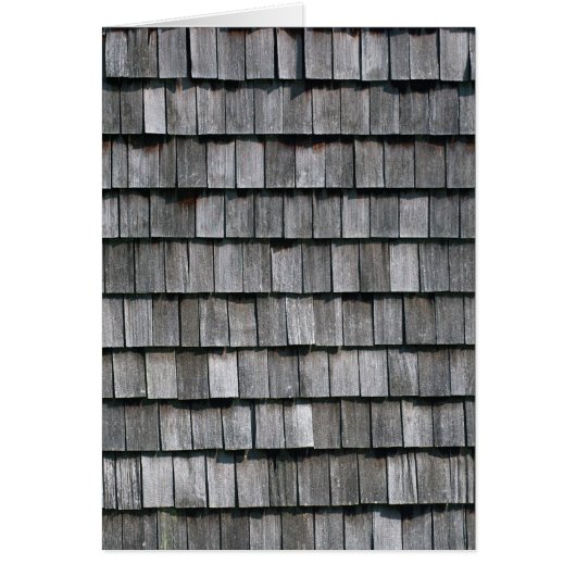 wood shingles shingles cards (Front)