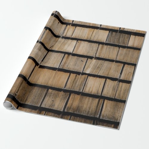 wood shingles wrapping paper