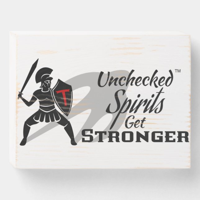 Wood Sign with Logo and Black Wording (Front Horizontal)