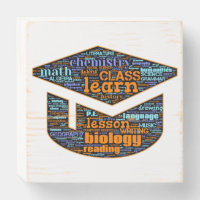 Wood Sign - Word Cloud